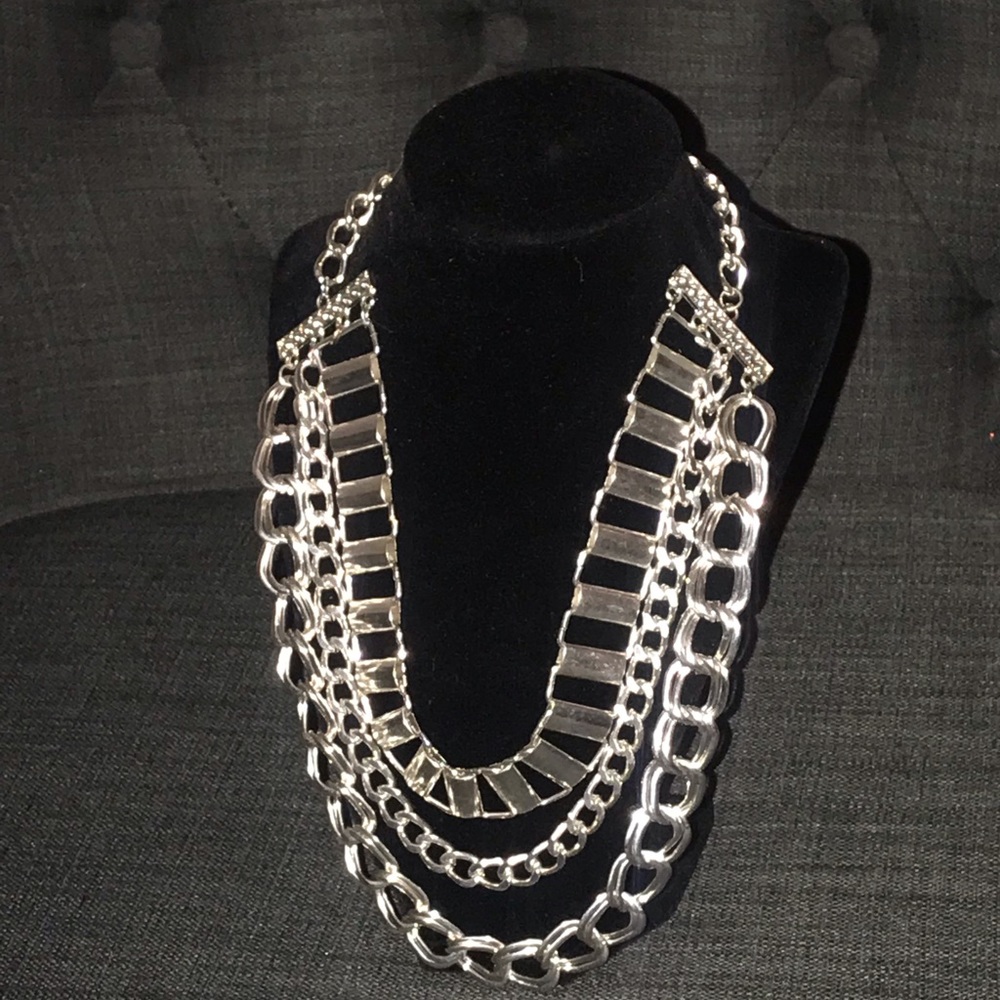 Silver Statement Necklace